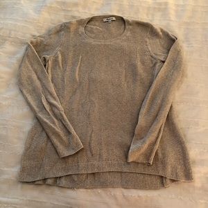 Madewell Cotton Oatmeal Bell-Shaped Sweater